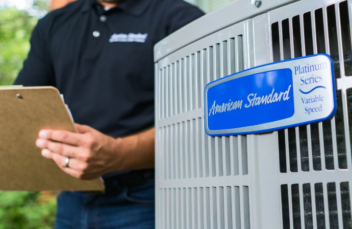 American Standard HVAC in outdoor 