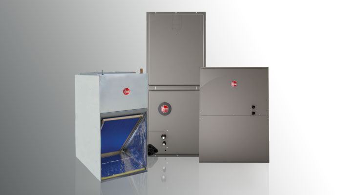 Collage of different types of Rheem products