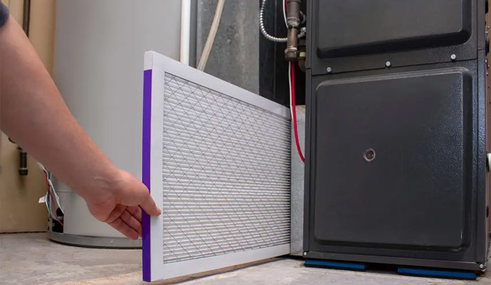 installed heater
