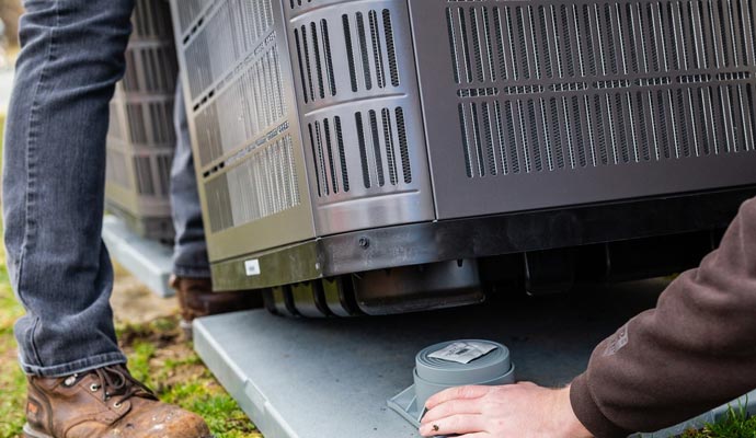 Heating system installation