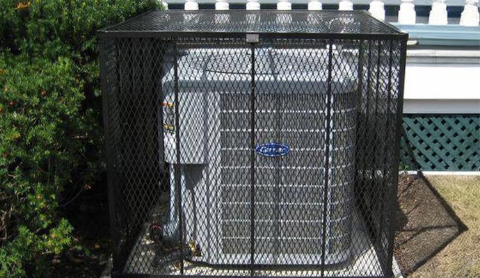 An outdoor air conditioning unit