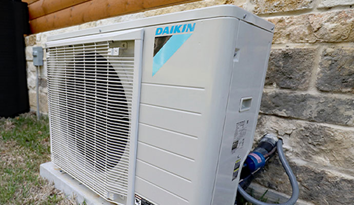Installed daikin HVAC systems