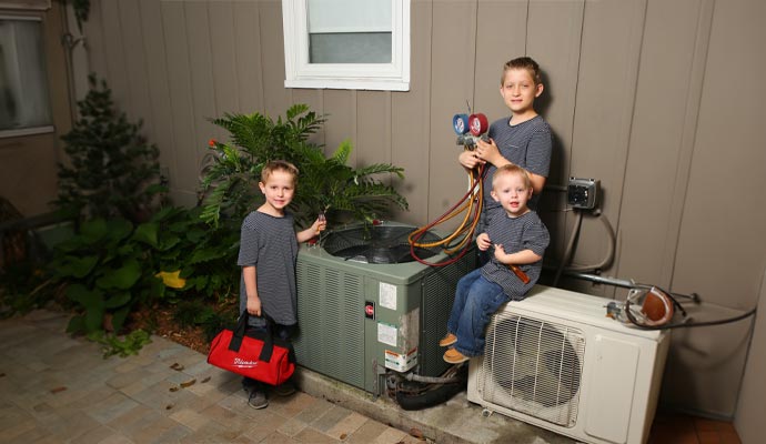 kids heating repairing