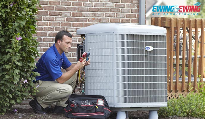 worker maintaining ac