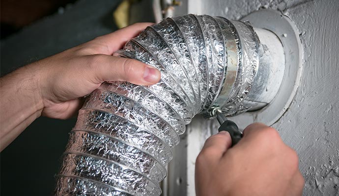 Professional duct work repair service